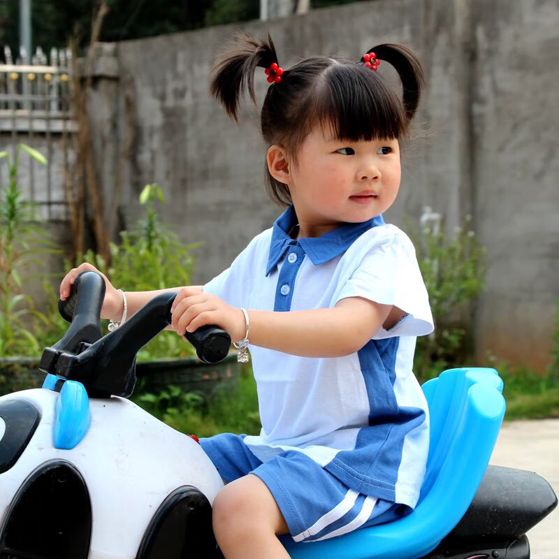 青圳深圳迷你校服宝宝婴儿童装运动男女网红百日周岁聚会幼儿园服套装 短裤 120cm