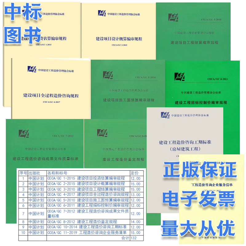 建设项目投资估算编审规程CECA1-2015概算编审项目全过程咨询10本 建设项目投资估算编审规程+建设项目全过程造价咨询规程+建设工程招标控制价编审规程 建设项目规程系列全过程造价规程套装10本