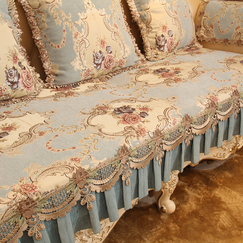 欧式沙发垫高档奢华欧式沙发垫四季通用沙发套罩2021新款贵妃坐垫巾