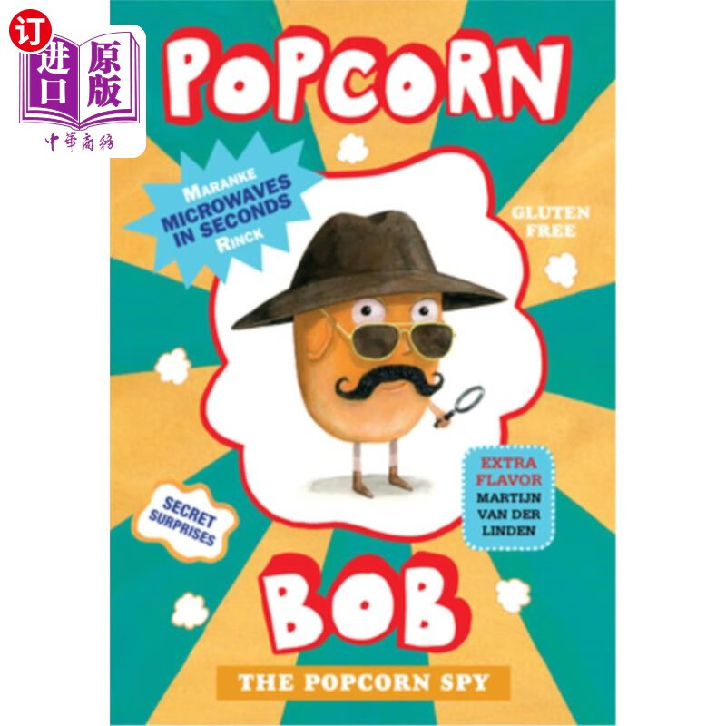 海外直订popcorn bob 2: the popcorn spy 爆米花鲍勃2:爆米花间谍