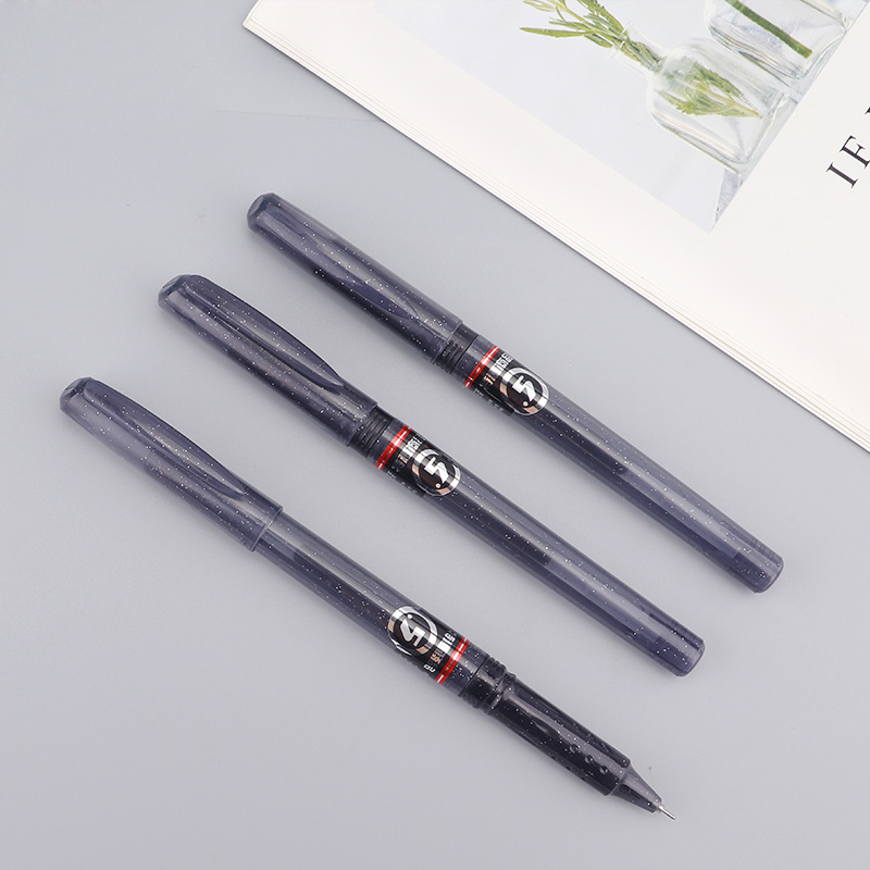 宝克(BAOKE)全针管中性笔 0.5mm黑色商务签字笔 学生考试水笔芯 刷题笔 学习办公用品文具 36支【实惠装】黑色 水笔 包邮