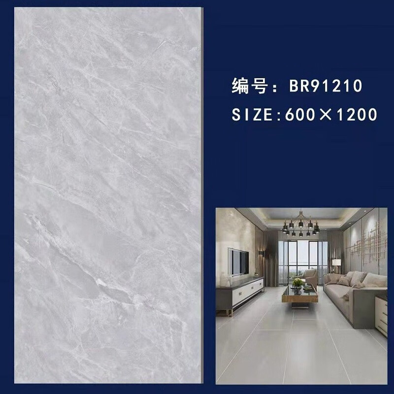利宝赫全瓷通体素色柔光瓷砖600x1200mm客厅哑光地砖墙砖微水泥素色