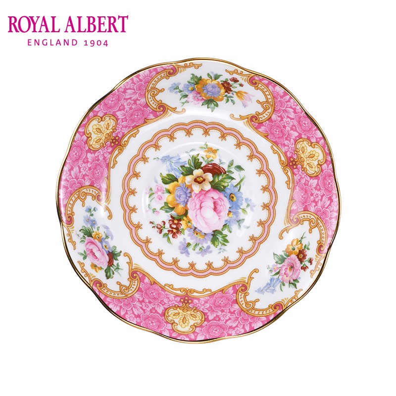 Royal Albert英国皇家阿尔伯特进口骨瓷餐盘洛可可宫廷风卡里奥女士餐具 16cm餐盘