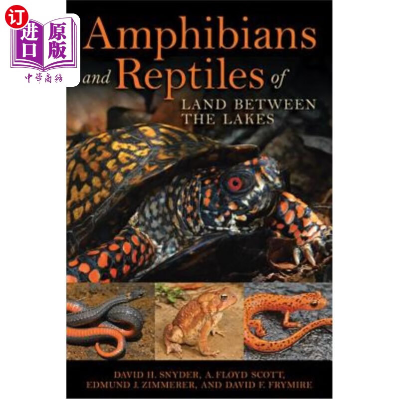 海外直订amphibians and reptiles of land between the lakes 湖泊间
