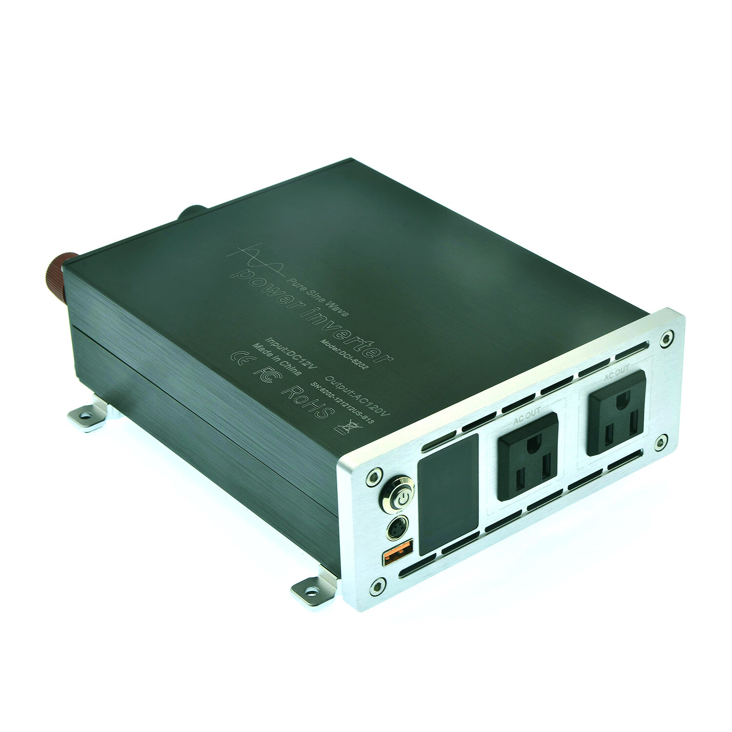 纯正弦波储能逆变器12v转220v车载家用3000w户外电源转换器24v60v