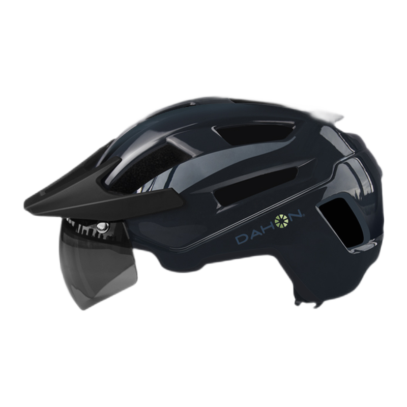 大行（DAHON） 折疊自行車配件p8騎行頭盔山地車電動車頭盔K3裝備男女四季通用 充電款磨砂黑
