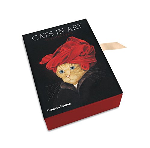 现货 Cats in Art: Box of 20 Notecards