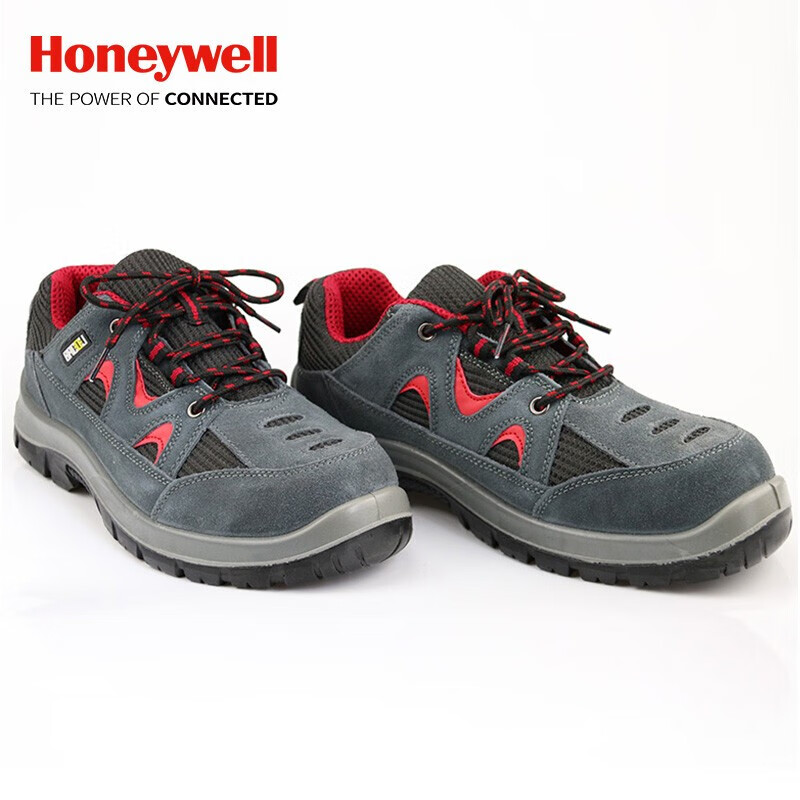 霍尼韦尔（Honeywell）SP2010512反毛牛皮劳保鞋 防静电防砸防刺穿低帮休闲款安全鞋 37码