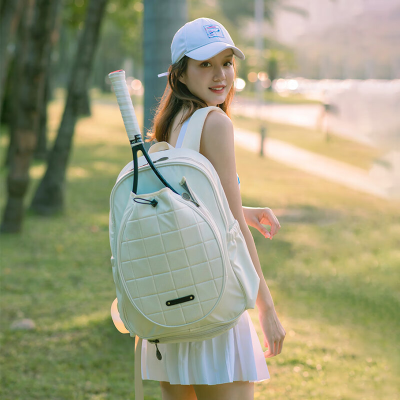 戈锐特斯（GREATSPEED） 网球包羽毛球包2支装男生女生成人款情侣款双肩包韩版 白色