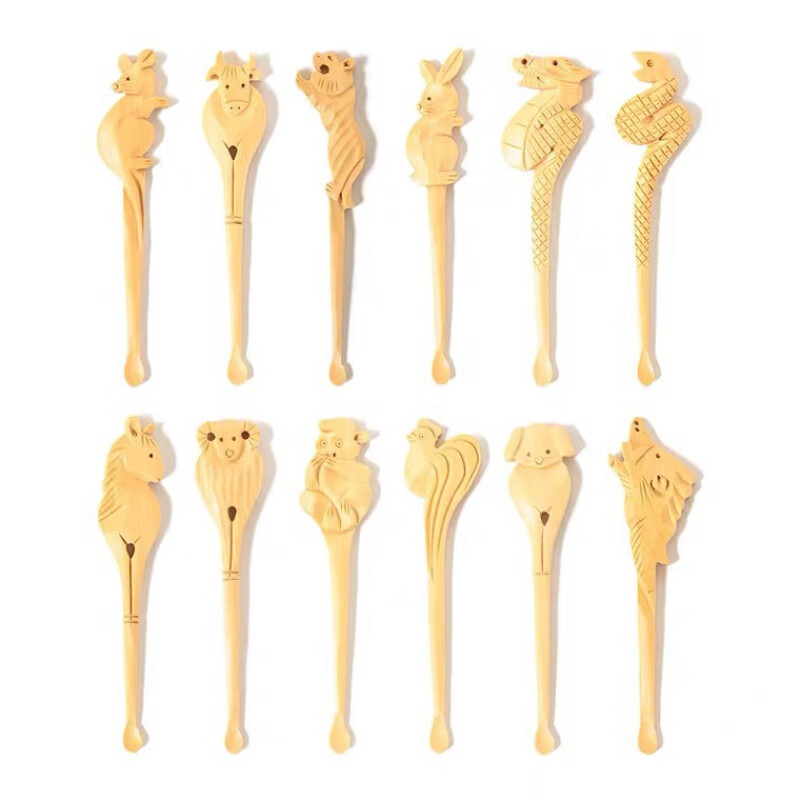 日本木制挖耳勺 beams japan x 竹苑 日本制十二生肖木质掏耳勺 5