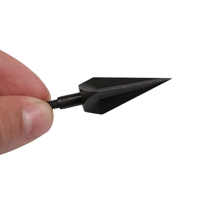 huwairen弓箭头射箭支野外猎箭复合反曲弓猎箭头射击 三棱箭头 1支