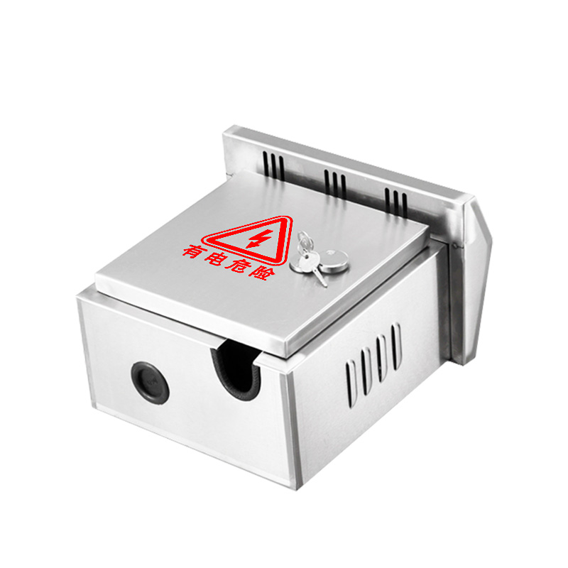 云启格不锈钢户外新能源汽车充电箱室外防水电箱箱配电箱 杏色