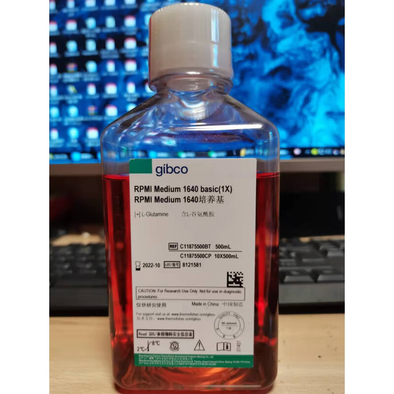 gibco 1640培养基 c11875500bt 500ml