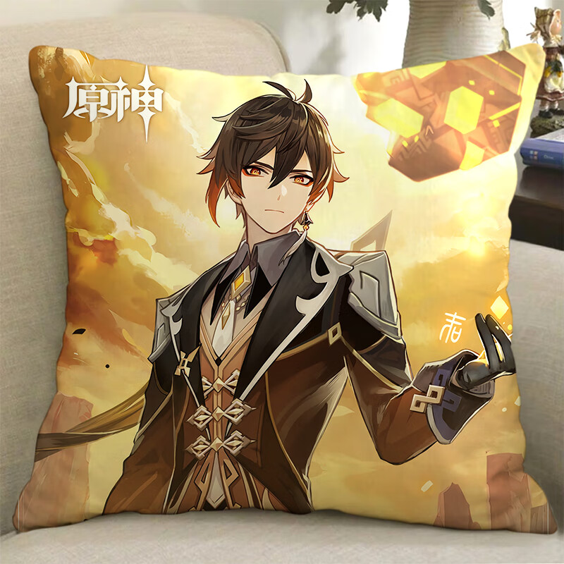 周边抱枕可莉雷神魈刻晴甘雨胡桃派蒙动漫二次元等身枕头 13