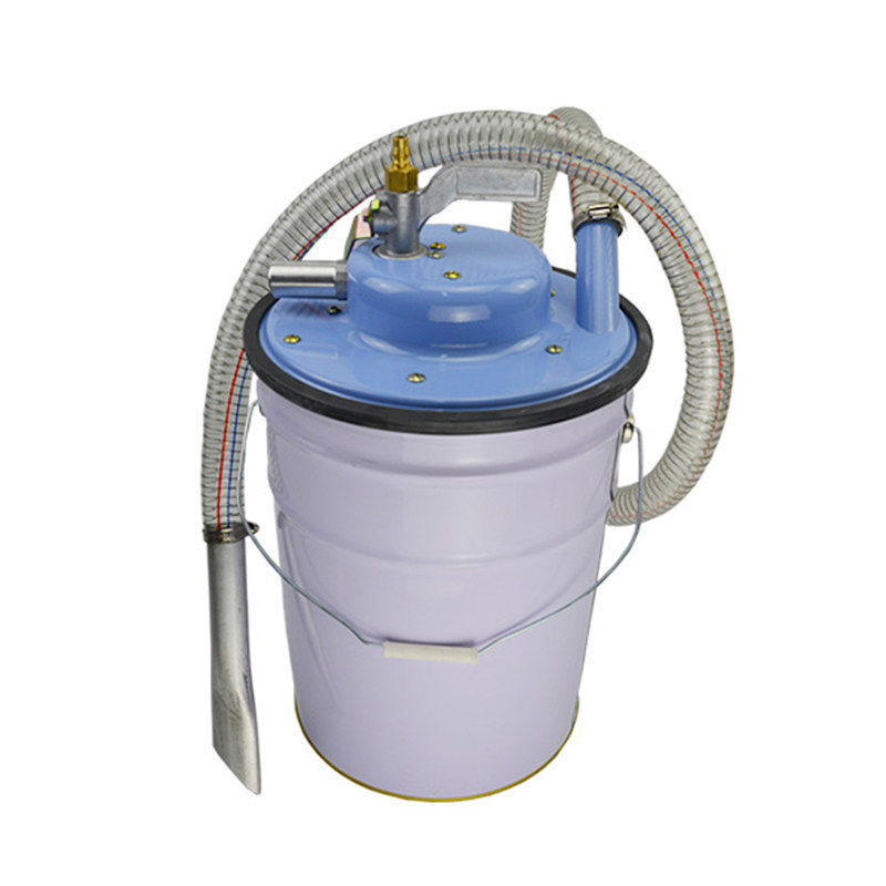 御舵气动真空吸尘器工业用除铁屑粉尘灰沙吸油清理强旋风集尘桶架装置