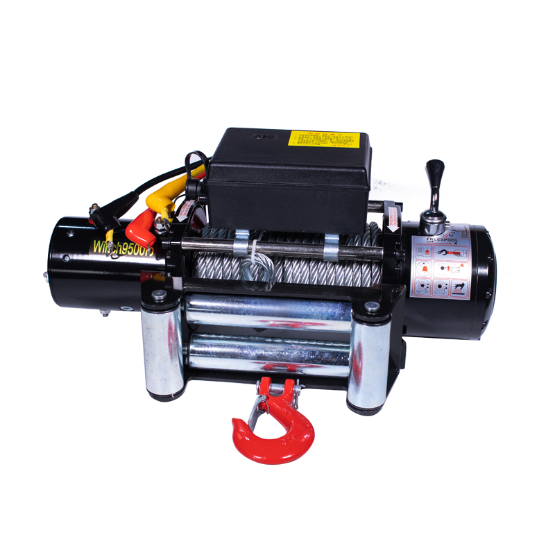 绞盘 电动绞盘12v车载24v电动葫芦越野车自救绞盘48v吊机2吨卷扬机