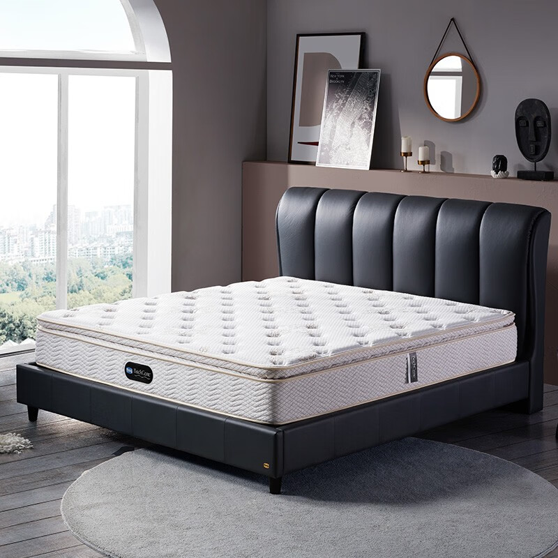 simmons 席梦思 immons 席梦思 床垫独立袋装弹簧双人床垫五星级酒店同款护脊偏硬 美狄丝