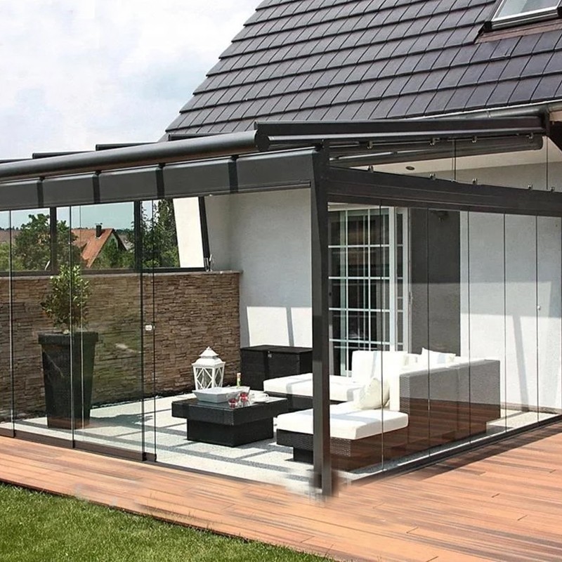 门窗阳光房断桥铝合金门窗欧式罗马别墅封阳台露台隔音隔热中空定制