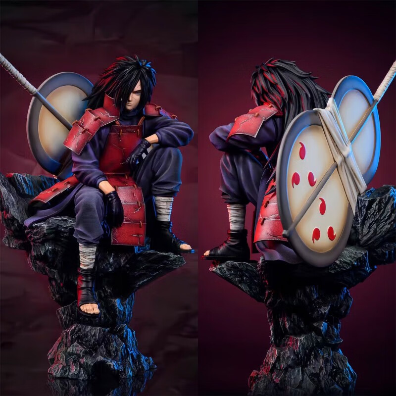 微凡嘉火影忍者 rocket panda忍界大战斑gk手办潮玩场景模型摆件礼物