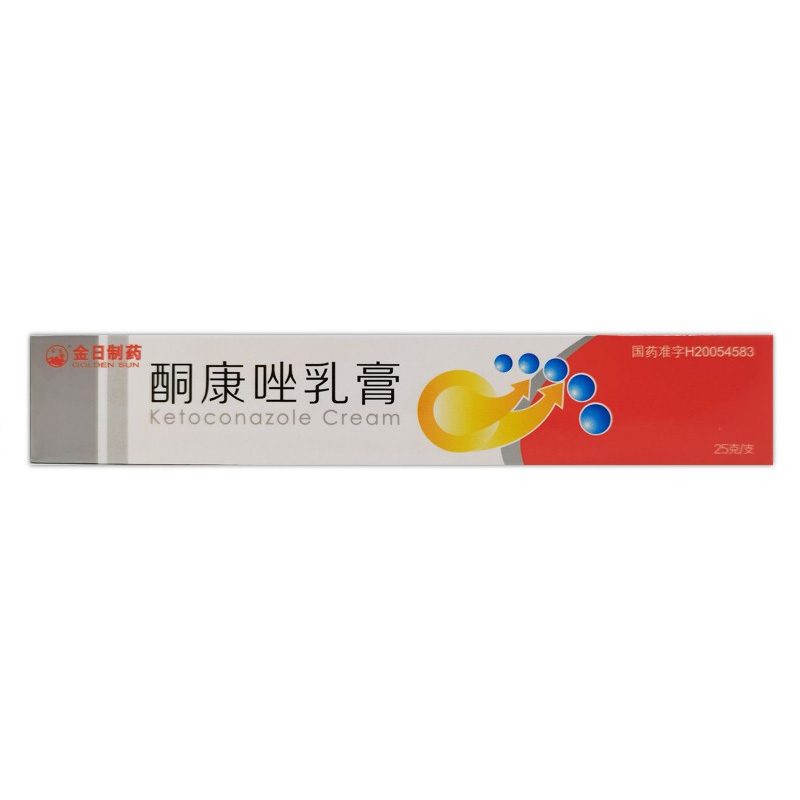 金日制药酮康唑乳膏10g:0.2g*25g*1支/盒