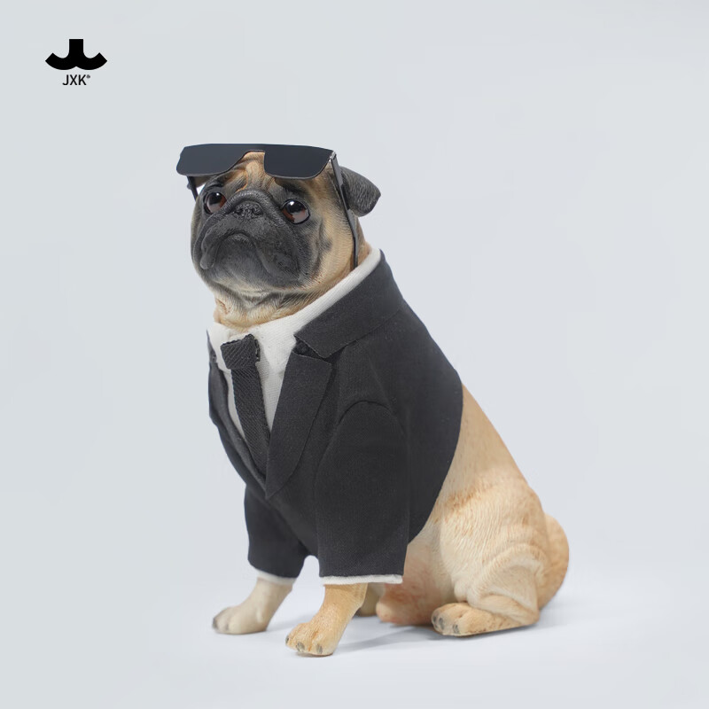 黑衣人巴哥jxk018(配墨镜 衣服) 长宽高:8×4×8cm