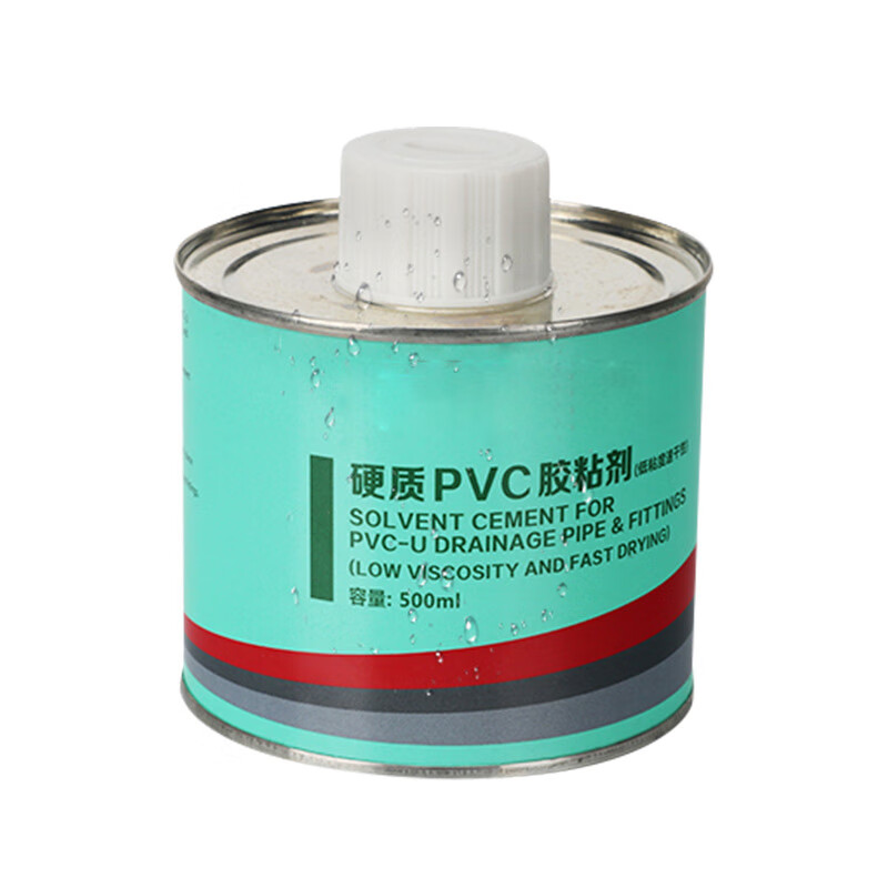铭层 pvc胶水 给水上水管专用胶水 排水管下水快速胶粘剂 500ml排水