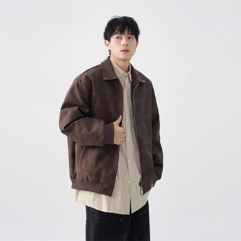 ���ڲ�����POUM��װ����2026�¿�＾����ƴ�Ӽп��п����������³��������� XKFS-J324��ɫ 2XL 94.5Ԫ