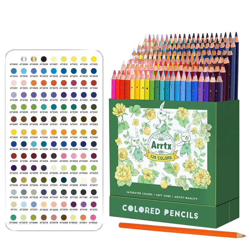 ��̩ʫ��ARRTX�����Բ�Ǧ��ɫǦ���������滭ר�ñ�רҵͿɫѧ�����߻�����װ���׶� 126ɫ��װ+A5��д��