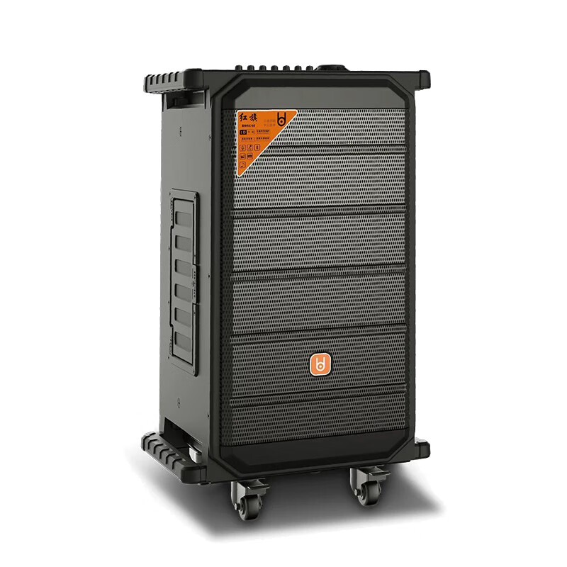 贝德红旗户外广场舞k歌大功率音响拉杆重低音跳舞演出便携音箱 红旗10