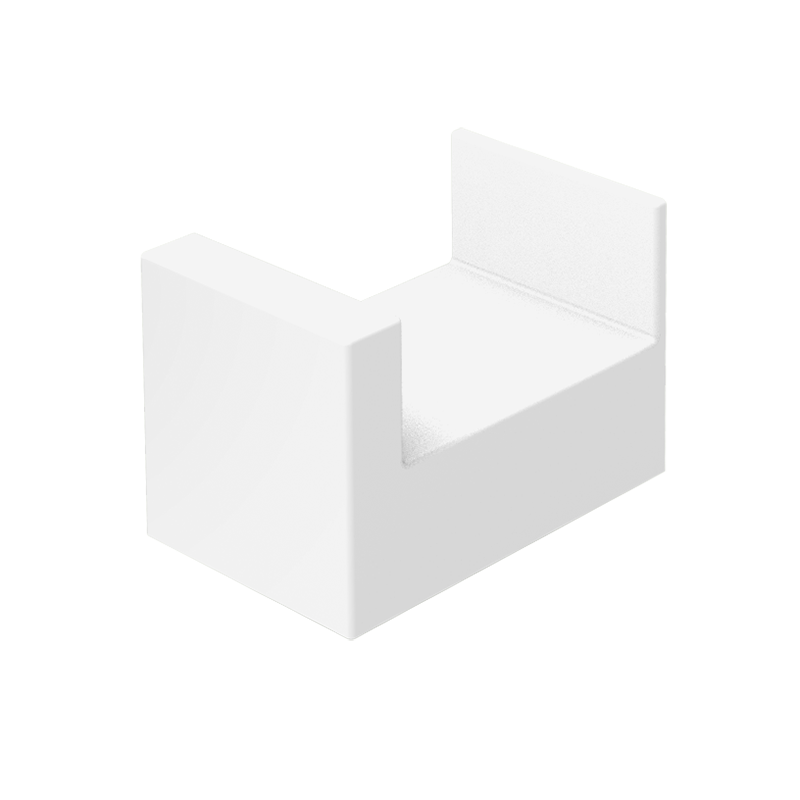 创意免打孔手办盲盒手办置物架收纳盒墙上展示陈列架隔板放相框 雅白方形架
