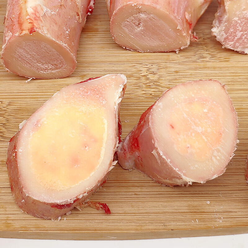 虎钢馋牛骨髓新鲜牛筒骨骨髓段3斤头商用烧烤牛骨筒子骨大骨头