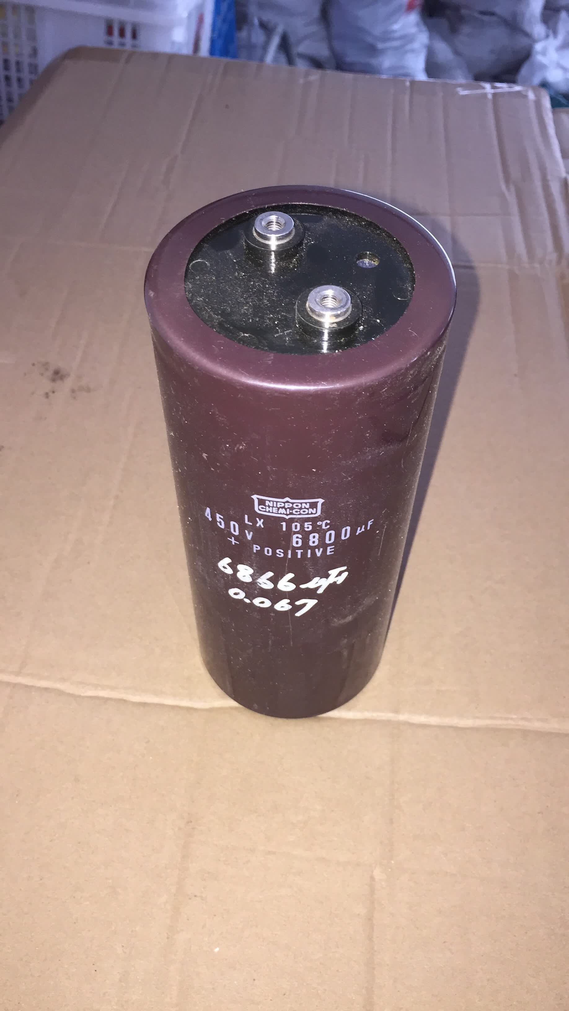 日本化工黑金刚nippon450v6800uf105度lx铝电解电容