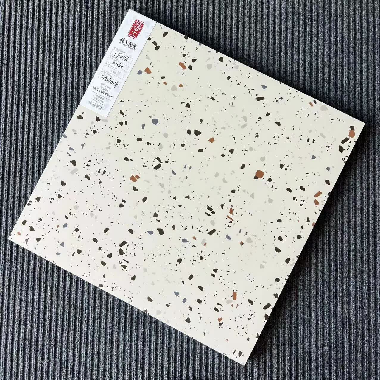 稞稊程粟彩色水磨石瓷砖600x600客厅防滑地板砖灰色古砖800x800淄博