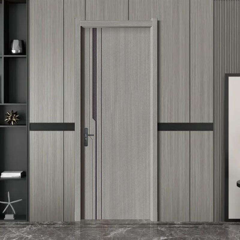 碳晶实木门现代房间门木门室内门套装门2024新款卧室门隔音门免漆