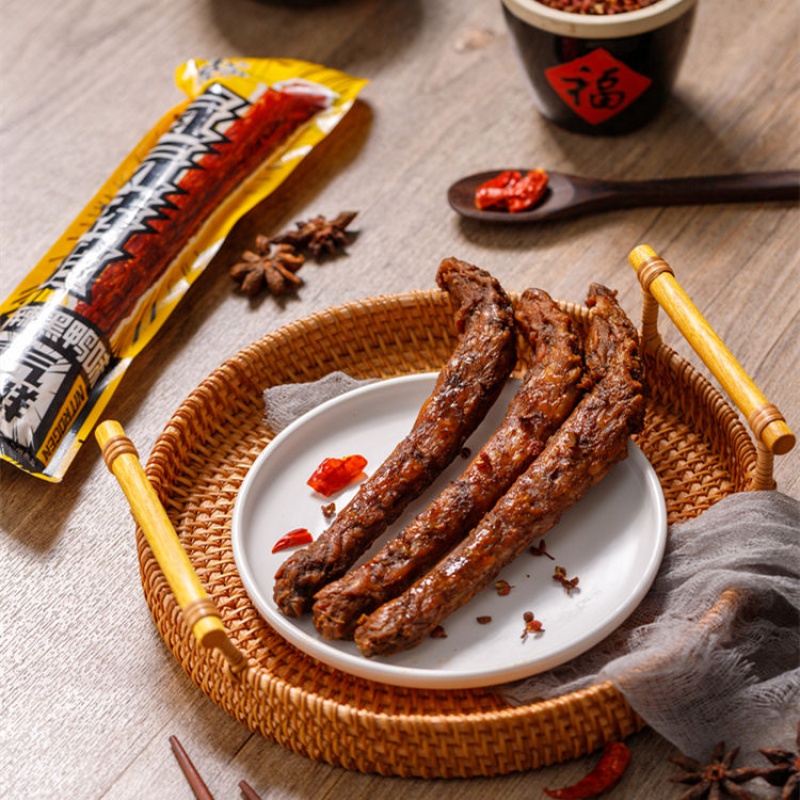 小嘴说酱卤鸡脖35g氮气锁鲜装香辣糖醋黑鸭味 黑鸭味50根