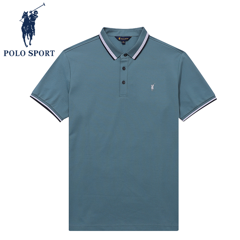 POLO SPORT,polo sport商标 polo sport 【商城同款】短袖男2022年新款夏季翻领纯色商务休闲百搭