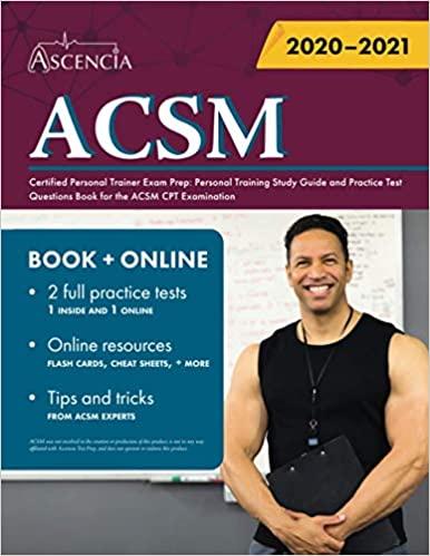 预订acsm certified personal trainer exam prep: perso