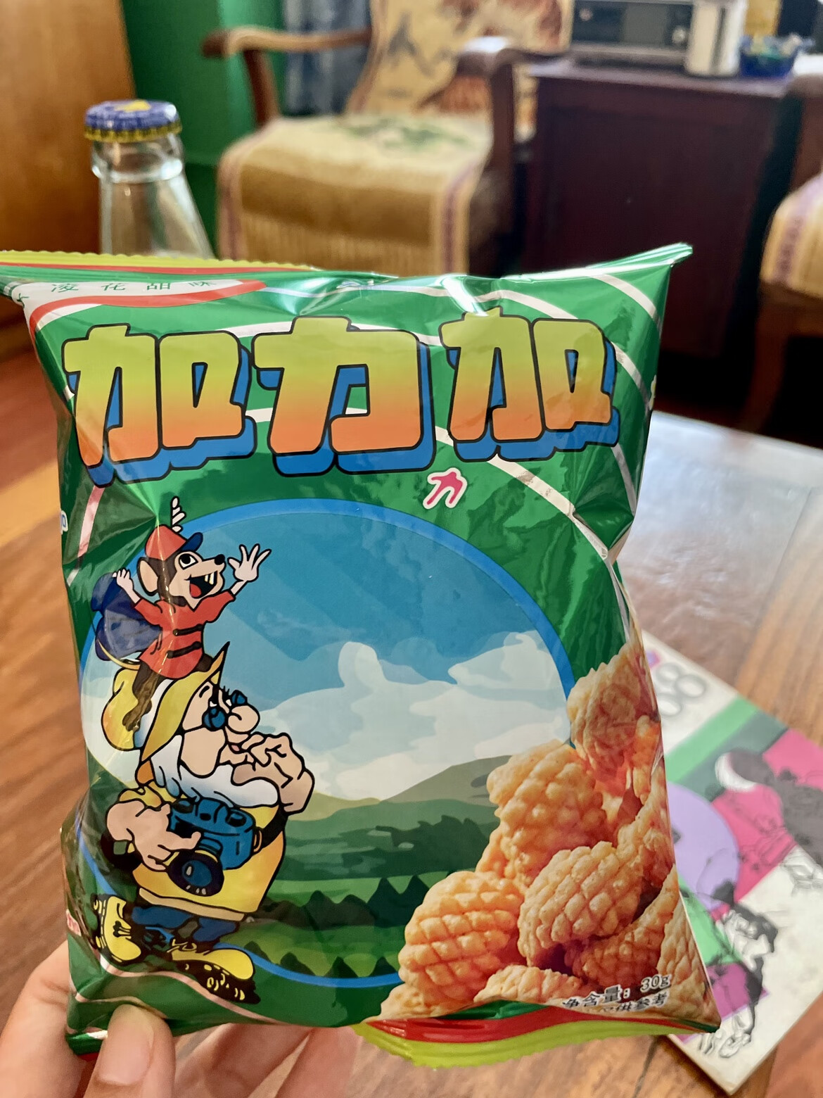 加力加鱿鱼卷冰凌甜味8包装复古小零食80后经典童年回忆酥脆 原味8包