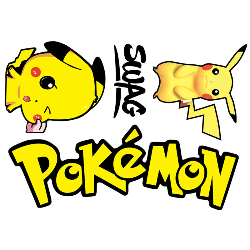 皮卡丘车贴汽车电动摩托车可爱动漫卡通电瓶车贴纸划痕遮挡贴 熊本51