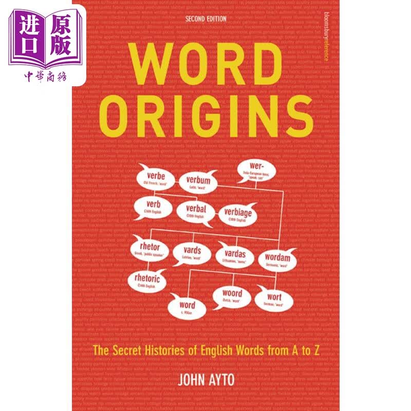Word Origins 词源词典 英文原版英语字典词典 进口图书 教辅参考书工具书 英语学习用书 英语语言自学