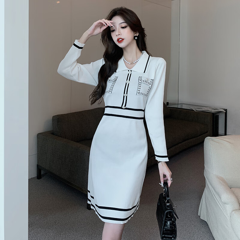 汇汇茵参加婚礼穿的衣服女年轻淑女时尚气质优雅的女装穿搭秋冬季长袖