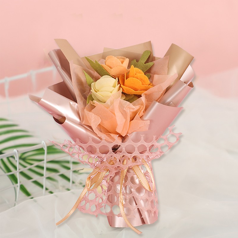 企米生日礼物手工diy花束花朵送女老师礼物小朋友教师节礼物礼品 三朵