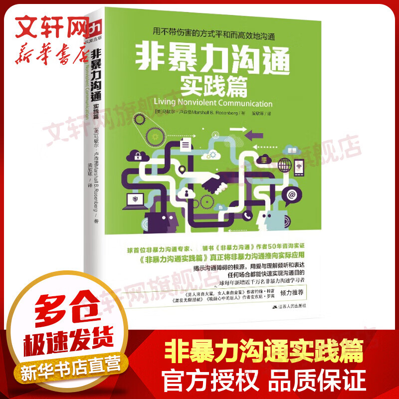 非暴力沟通实践篇 马歇尔-卢森堡 沟通的艺术说话之道演讲与口才说话技巧人际交往礼仪