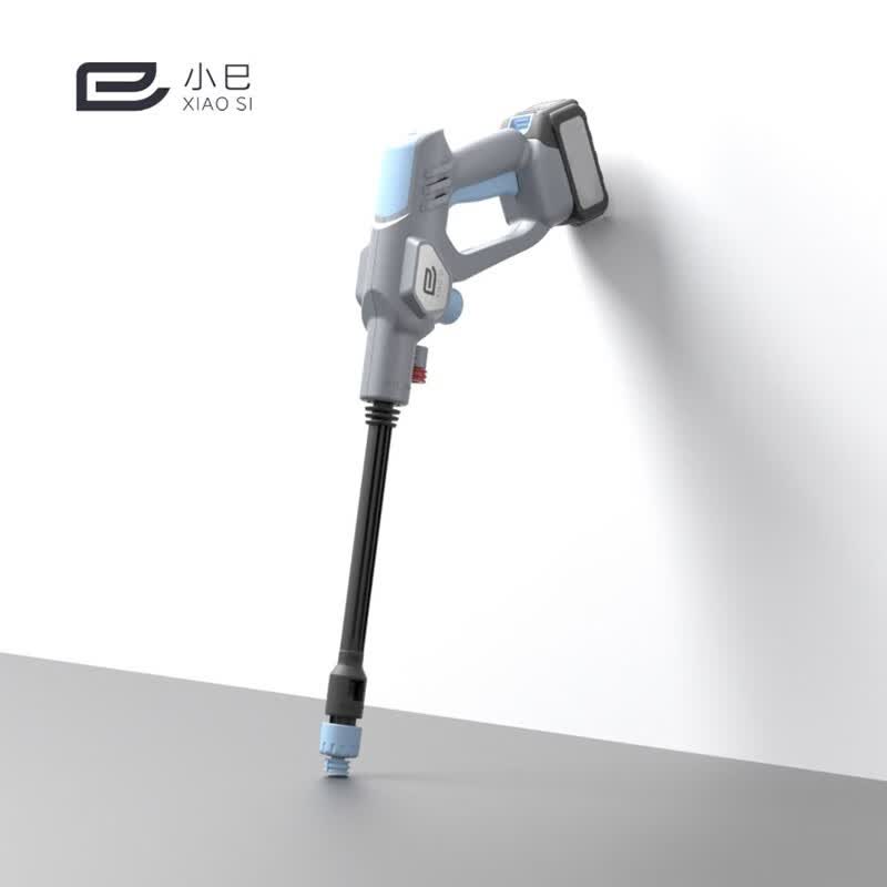 小巳锂电洗车机家用无线高压水枪自吸手持式便携刷洗车神器xs003有刷