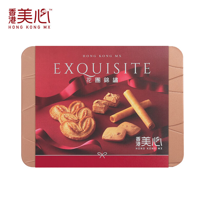美心（Meixin）花团锦绣曲奇饼干礼盒238.2g 香港进口年货特产春节礼品送长辈