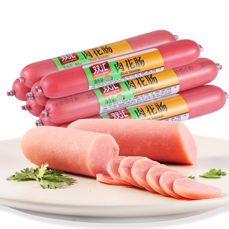 肉花肠70g*30支整箱即食火腿肠烧烤香肠泡面零食休闲小吃 70g肉花肠*10根