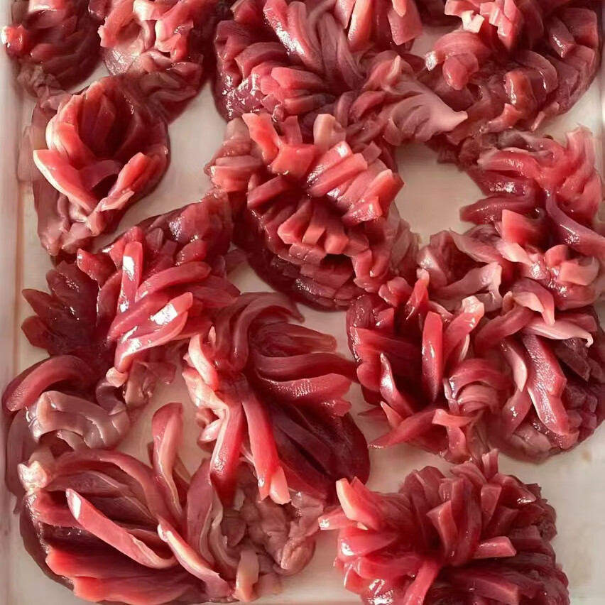 机切鸭郡花冷冻发货优质火锅食材花型美观 250克