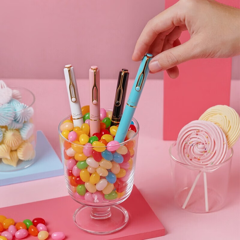 毕加索(pimio)钢笔620雅米糖果系列钢笔男女练字书法成人商务办公时尚钢笔礼盒生日礼物可刻字定制 白巧椰香钢笔【墨水礼盒配礼袋】