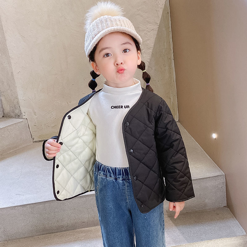 militu 儿童棉服内胆中小童宝宝保暖棉衣外套男女童轻薄款内外穿棉袄