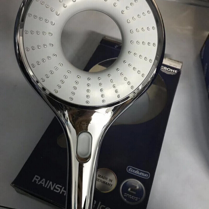 御舵德国高仪 27276000瑞雨环形手持花洒,镀铬色全新定制